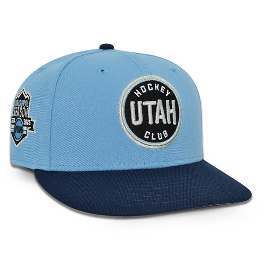 Utah Hockey Club "GREAT SALT LAKE" Exclusive New Era 59Fifty Fitted Hat - Sky/Oceanside