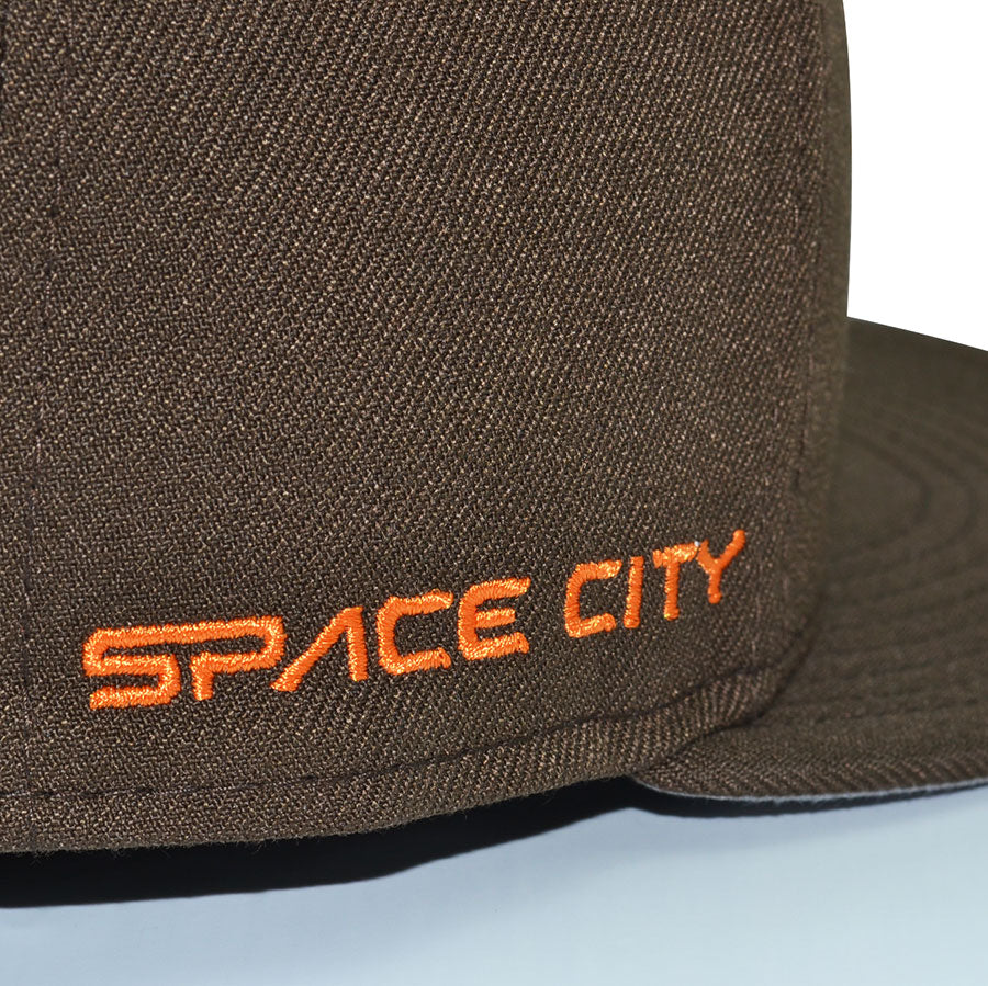 Houston Astros "CYBER CITY CONNECT" Exclusive New Era 59Fifty Fitted Hat - Walnut