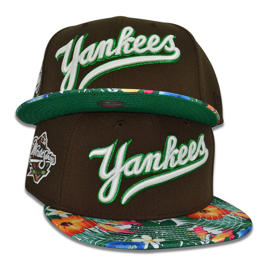 New York Yankees "DTMF" Exclusive New Era 59Fifty Fitted Hat - Walnut/Floral