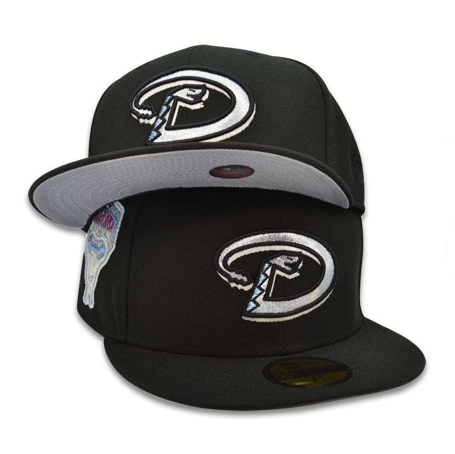 Arizona Diamondbacks 1989 INAUGURAL SEASON Exclusive New Era 59Fifty Fitted Hat - Black