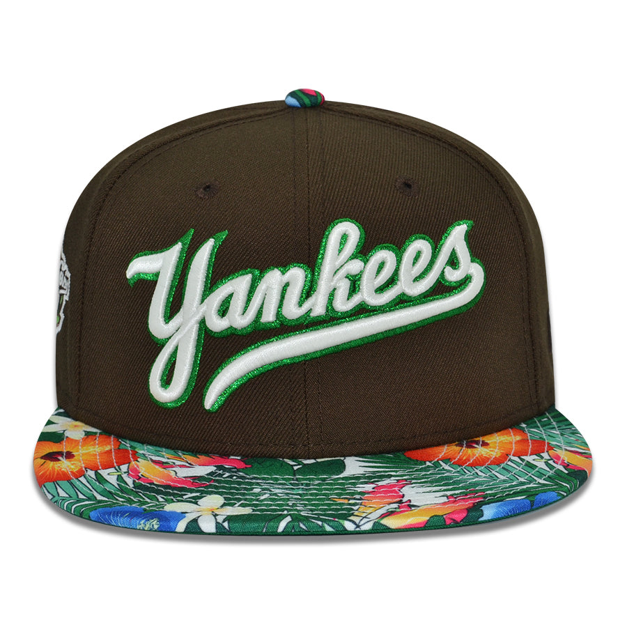 New York Yankees "DTMF" Exclusive New Era 59Fifty Fitted Hat - Walnut/Floral