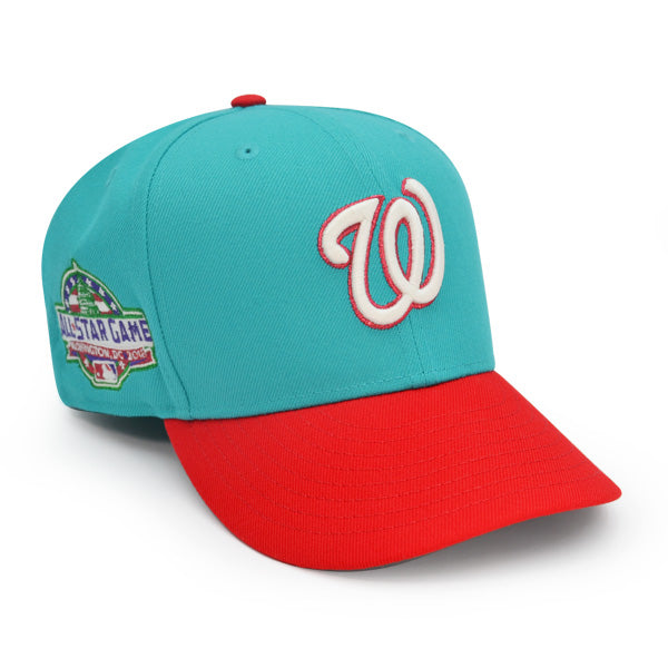 Washington Nationals 2018 ALL-STAR GAME Exclusive New Era 59Fifty Fitted Hat - Teal/Red
