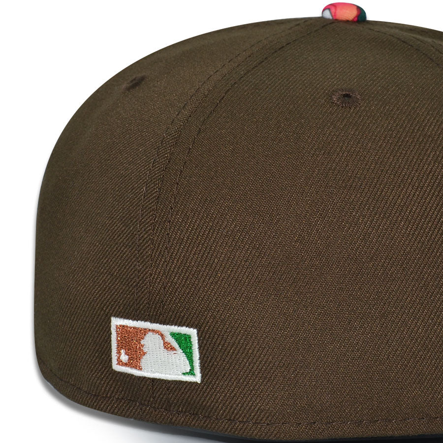 New York Yankees "DTMF" Exclusive New Era 59Fifty Fitted Hat - Walnut/Floral