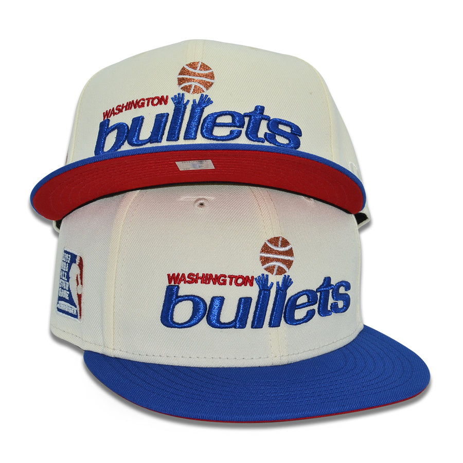 Washington Bullets "THE DISTRICT" Exclusive New Era 59Fifty Fitted Hat - Chrome/Royal