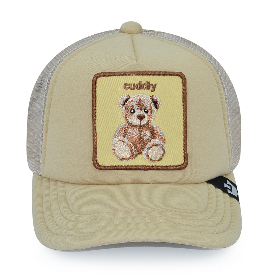 THE CUDDLY BEAR Goorin Bros Mesh Trucker Youth Snapback Hat - Khaki