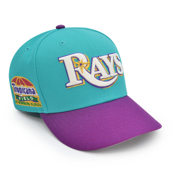 Tampa Bay Rays TROPICANA FIELD Exclusive New Era 59Fifty Fitted Hat - Teal/Grape