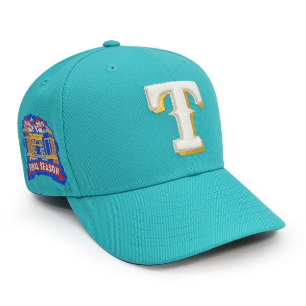 Texas Rangers FINAL SEASON Exclusive New Era 59Fifty Fitted Hat - Teal