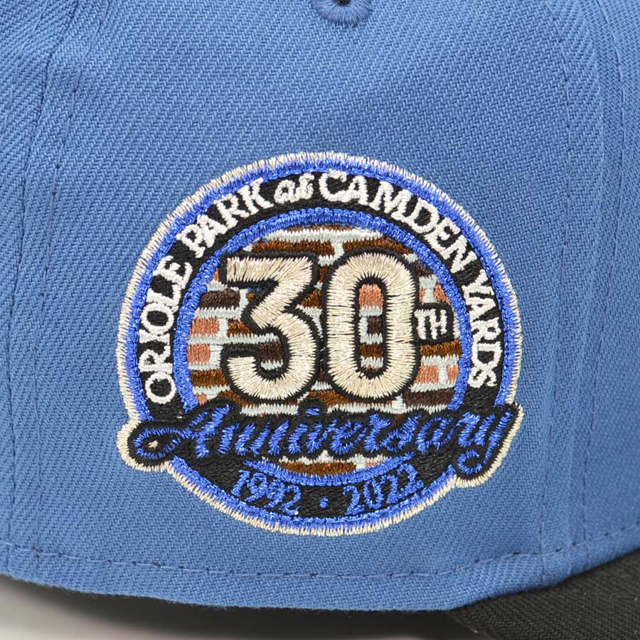 Baltimore Orioles 30th ANNIVERSARY Exclusive New Era 59Fifty Fitted Hat - KooBlue/Black