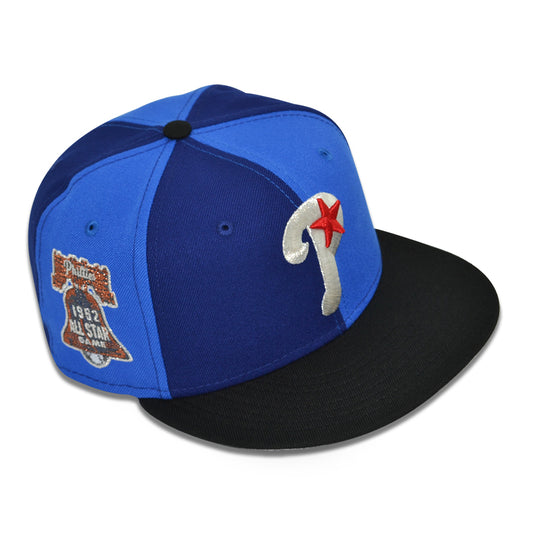 Philadelphia Phillies "STARBOY PENWHEEL" Exclusive New Era 59Fifty Fitted Hat - Dark Royal/Blue Bead/Black