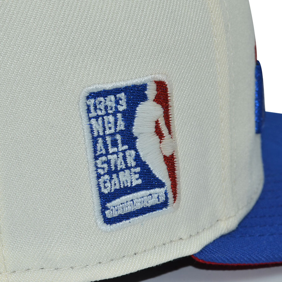 Washington Bullets "THE DISTRICT" Exclusive New Era 59Fifty Fitted Hat - Chrome/Royal