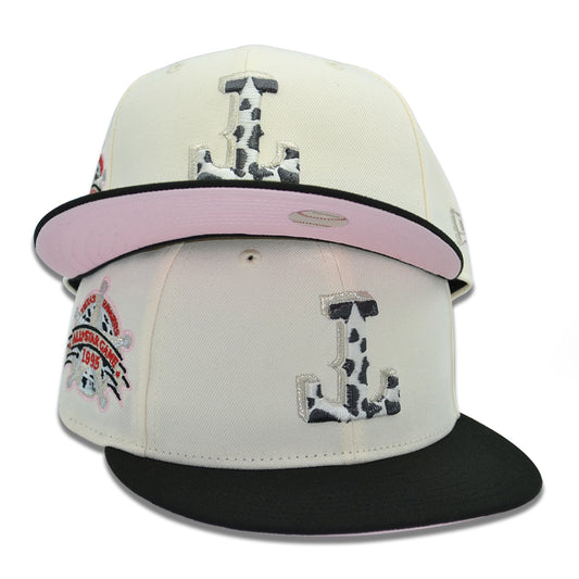 Texas Rangers "TIPSY" Exclusive New Era 59Fifty Fitted Hat - Chrome/Black Pinky