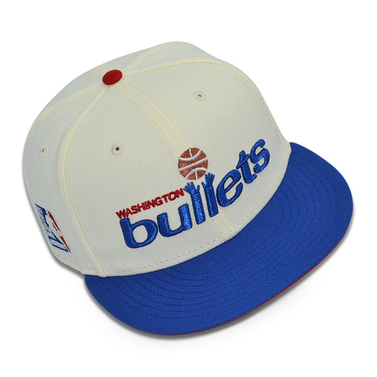 Washington Bullets "THE DISTRICT" Exclusive New Era 59Fifty Fitted Hat - Chrome/Royal