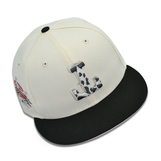 Texas Rangers "TIPSY" Exclusive New Era 59Fifty Fitted Hat - Chrome/Black Pinky