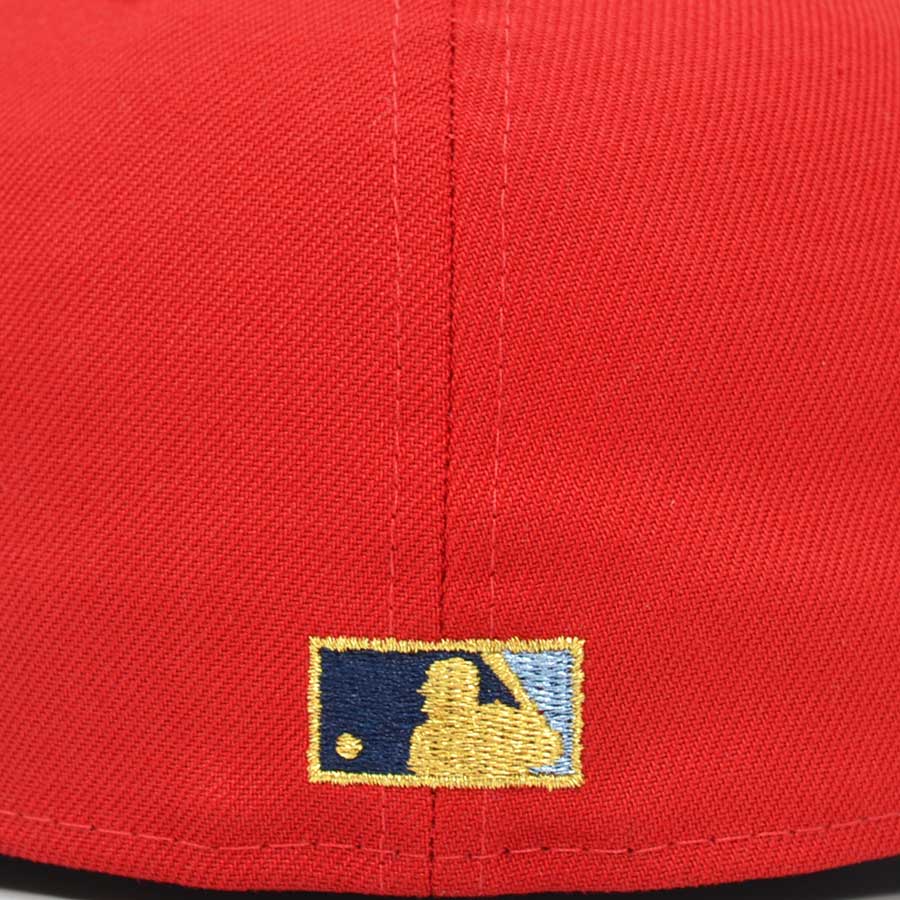 Anaheim Angels 50th ANNIVERSARY Exclusive New Era 59Fifty Fitted Hat - Red/Black