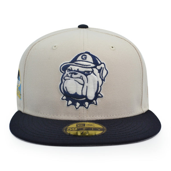 Georgetown Hoyas 1985 FINAL FOUR Exclusive New Era 59Fifty Fitted Hat - Gray/Navy