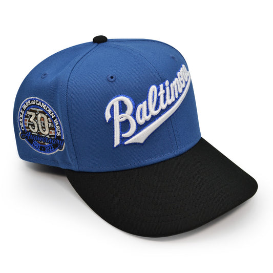 Baltimore Orioles 30th ANNIVERSARY Exclusive New Era 59Fifty Fitted Hat - KooBlue/Black