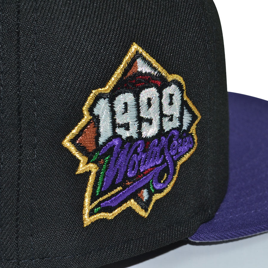 Atlanta Braves "AQUEMINI" Exclusive New Era 59Fifty Fitted Hat - Black/Purple