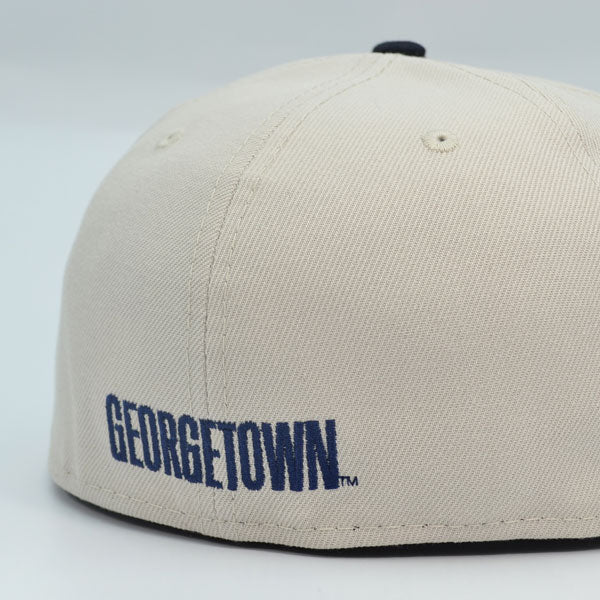 Georgetown Hoyas 1985 FINAL FOUR Exclusive New Era 59Fifty Fitted Hat - Gray/Navy