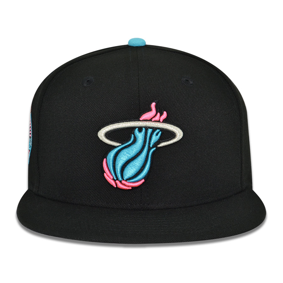 Miami Heat "VICE DREAMS" Exclusive New Era 59Fifty Fitted Hat - Black
