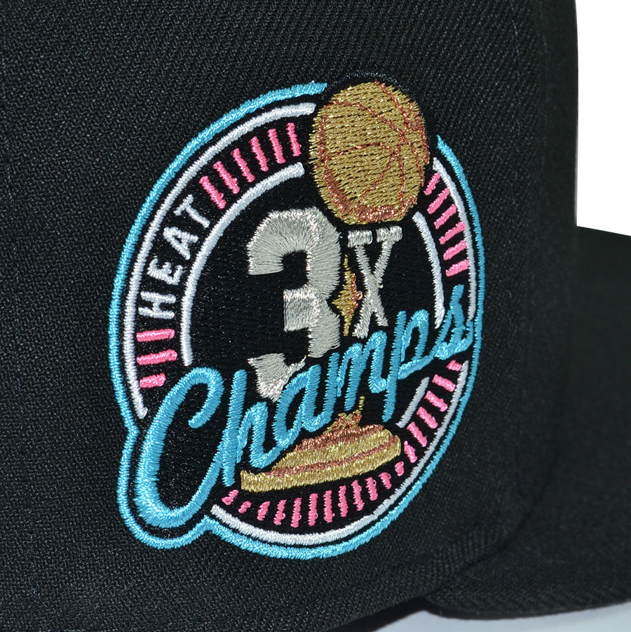 Miami Heat "VICE DREAMS" Exclusive New Era 59Fifty Fitted Hat - Black