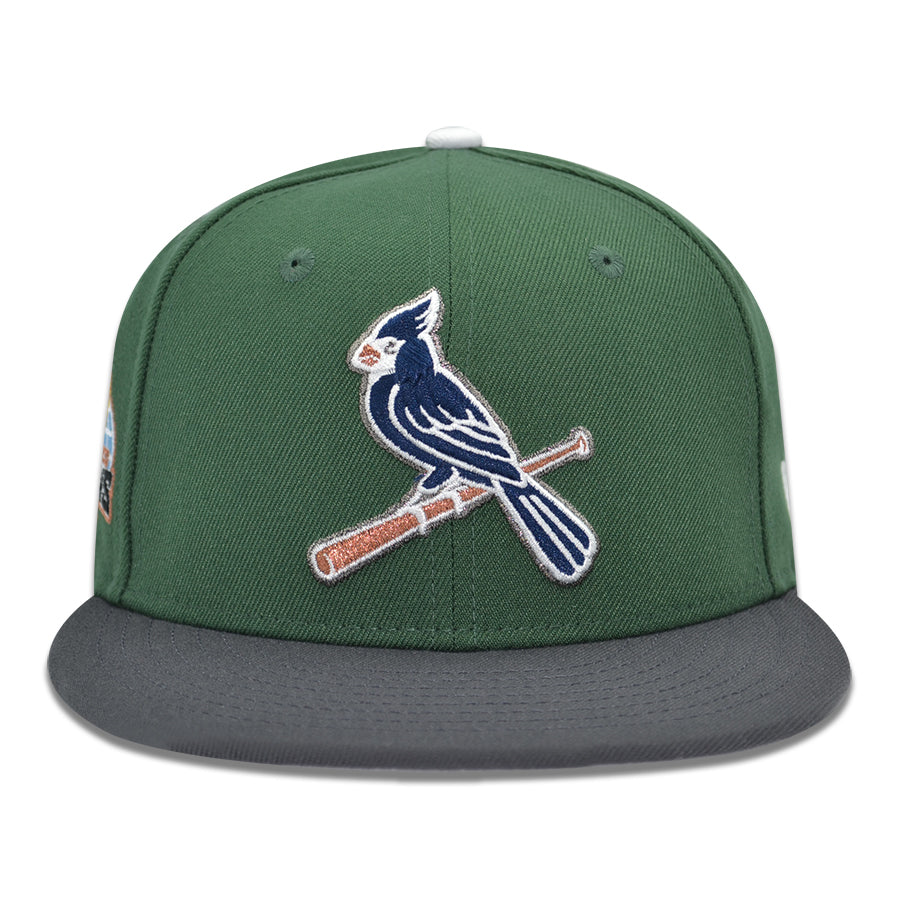 St.Louis Cardinals "BACKYARD BIRDS" Exclusive New Era 59Fifty Fitted Hat - Cilantro/ Dark Graphite