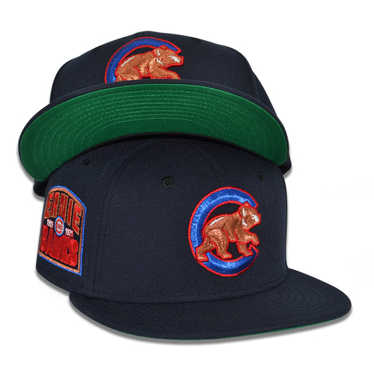Chicago Cubs "BANK ON IT" Exclusive New Era 59Fifty Fitted Hat - Navy