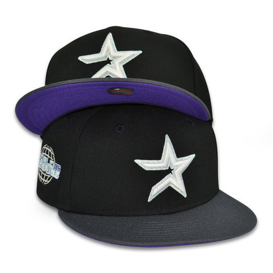 Houston Astros "THE HAZE" Exclusive New Era 59Fifty Fitted Hat - Black/Graphite
