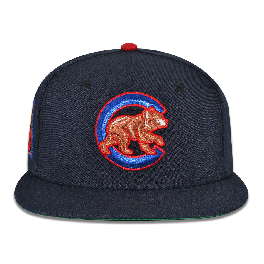 Chicago Cubs "BANK ON IT" Exclusive New Era 59Fifty Fitted Hat - Navy