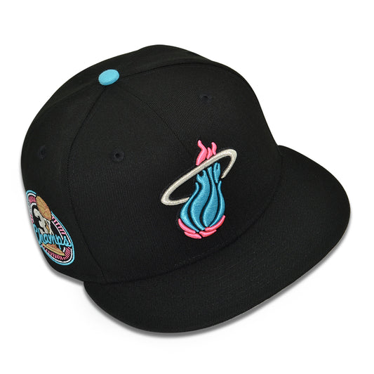 Miami Heat "VICE DREAMS" Exclusive New Era 59Fifty Fitted Hat - Black