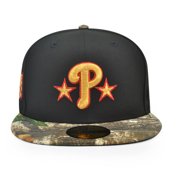 Philadelphia Phillies 1996 ALL-STAR GAME Exclusive New Era 59Fifty Fitted Hat - Black/Real Tree Camo
