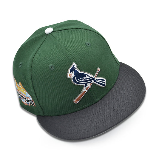 St.Louis Cardinals "BACKYARD BIRDS" Exclusive New Era 59Fifty Fitted Hat - Cilantro/ Dark Graphite