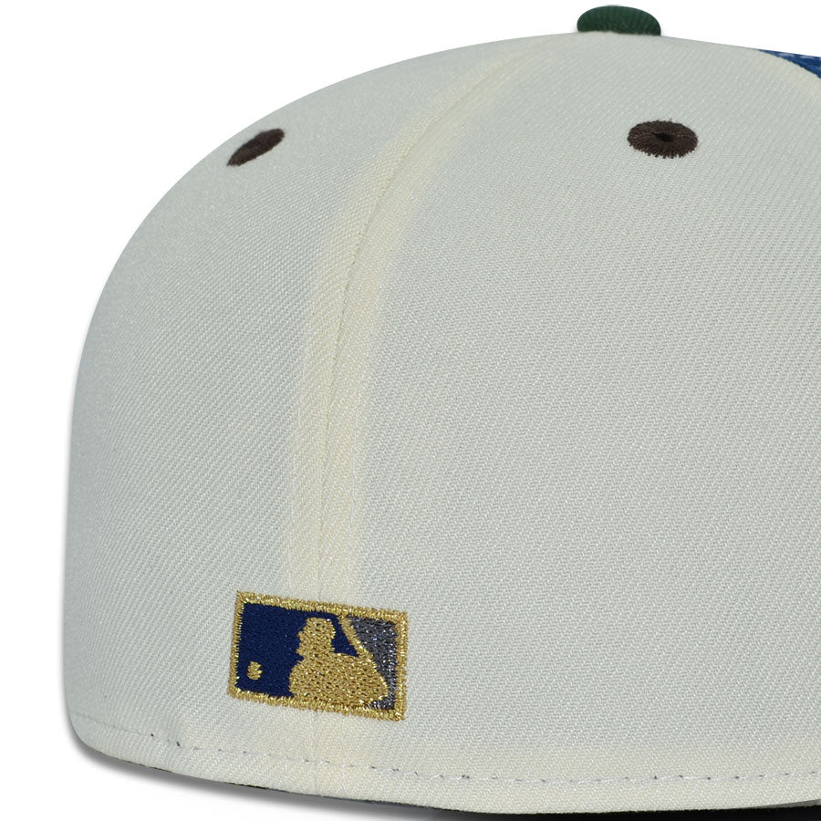 Washington Nationals DC "DUB CLIPS" Exclusive New Era 59Fifty Fitted Hat - Chrome/Walnut/Songbird Blue
