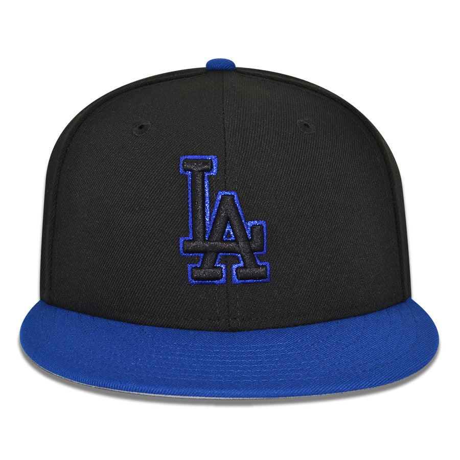 Los Angeles Dodgers "SHOTIME" Exclusive New Era 59Fifty Fitted Hat - Black/Light Royal