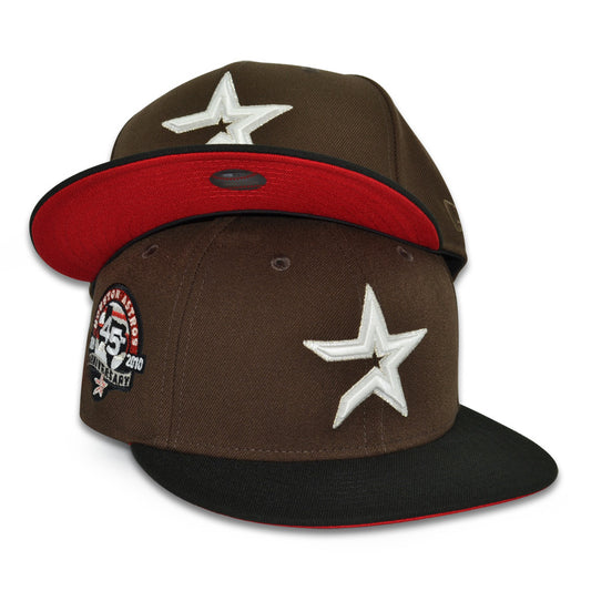 Houston Astros "THE MOCHA" Exclusive New Era 59Fifty Fitted Hat - Walnut/Black
