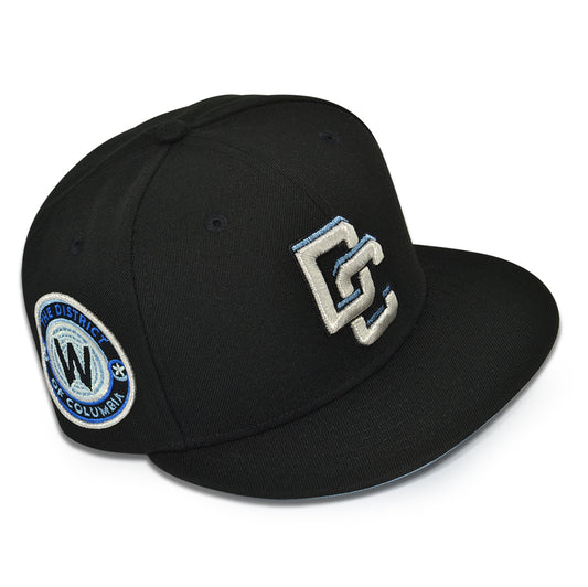 Washington Nationals "BLACK ICE" Exclusive New Era 59Fifty Fitted Hat - Black/Icy UV
