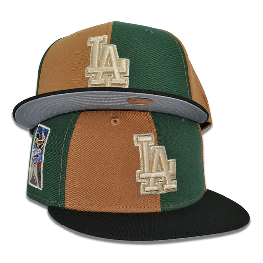 Los Angeles Dodgers "LEVI" Exclusive Pinwheel New Era 59Fifty Fitted Hat - Cilantro/Bronze