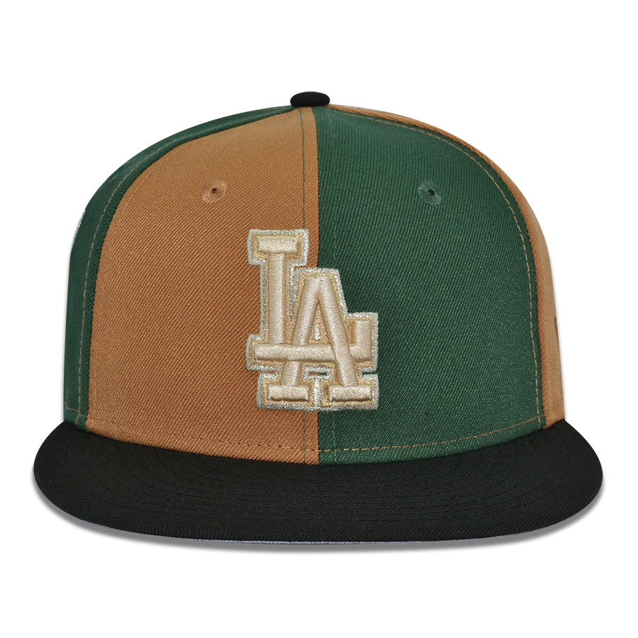 Los Angeles Dodgers "LEVI" Exclusive Pinwheel New Era 59Fifty Fitted Hat - Cilantro/Bronze