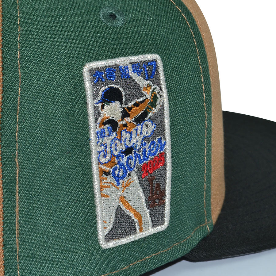 Los Angeles Dodgers "LEVI" Exclusive Pinwheel New Era 59Fifty Fitted Hat - Cilantro/Bronze