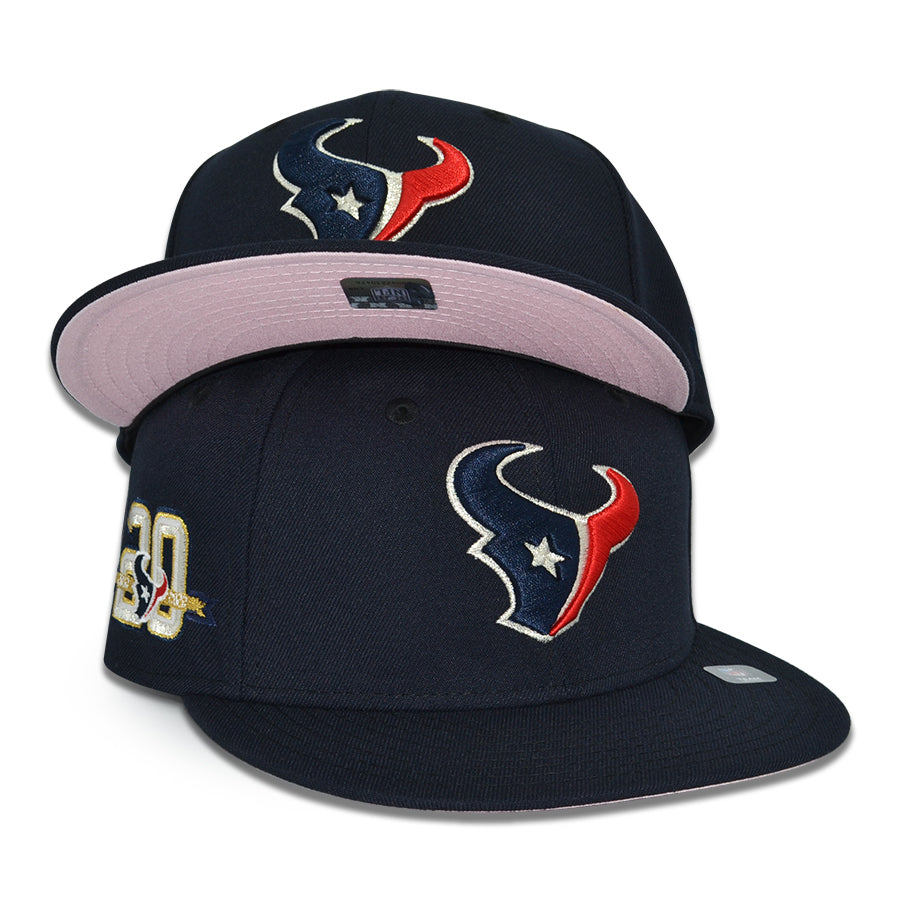 Houston Texans "LOCK DOWN PINKY" Exclusive New Era 59Fifty Fitted Hat - Navy