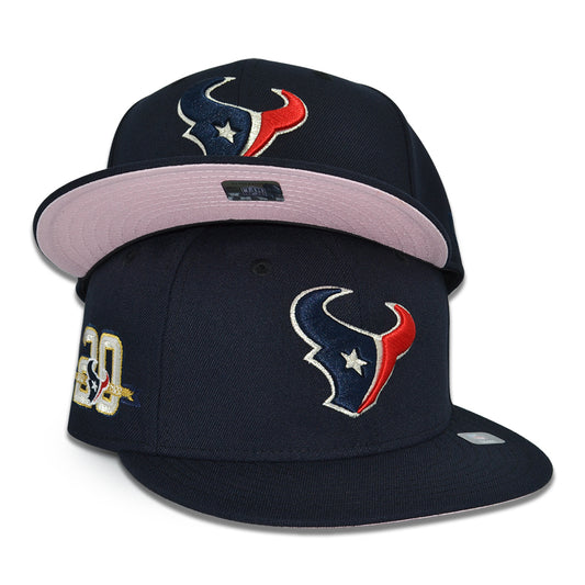 Houston Texans "LOCK DOWN PINKY" Exclusive New Era 59Fifty Fitted Hat - Navy