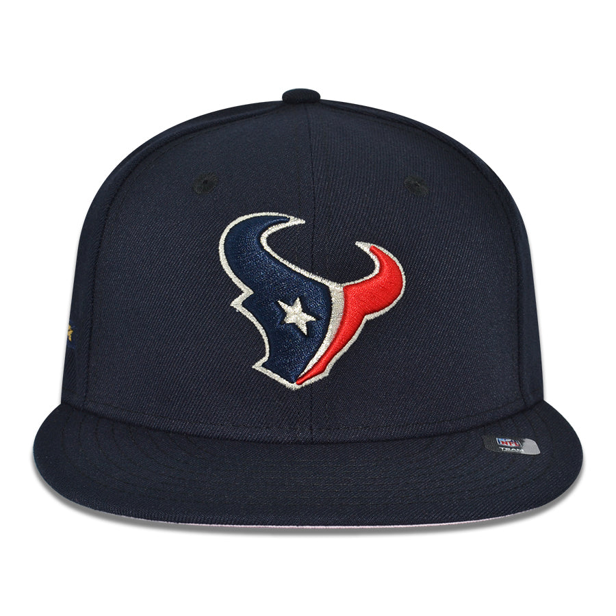 Houston Texans "LOCK DOWN PINKY" Exclusive New Era 59Fifty Fitted Hat - Navy