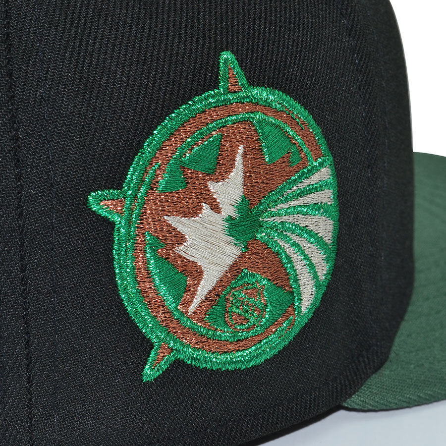Toronto Maple Leafs "ETOBICOKE" Exclusive New Era 59Fifty Fitted Hat - Black/Pine