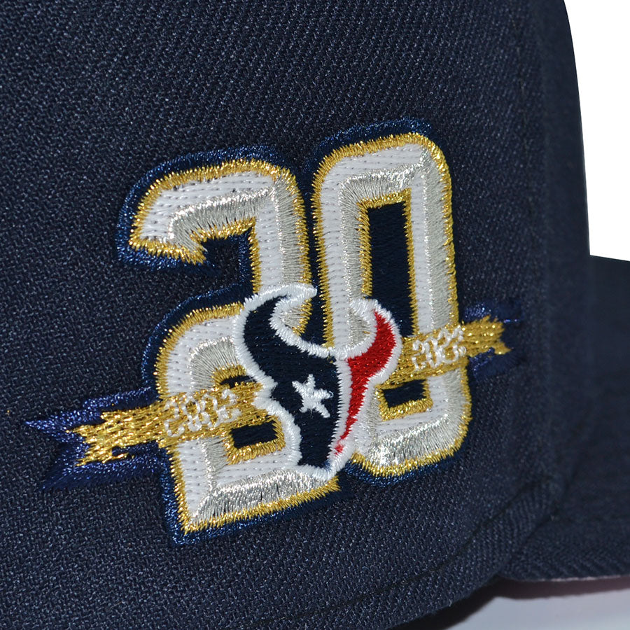 Houston Texans "LOCK DOWN PINKY" Exclusive New Era 59Fifty Fitted Hat - Navy
