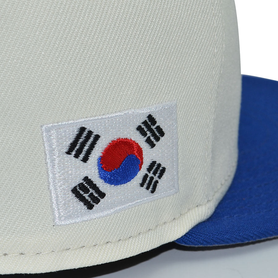 New York Mets "QUEENS SEOUL" Exclusive New Era 59Fifty Fitted Hat - Chrome/Royal