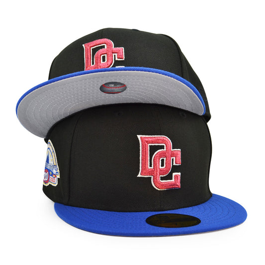 Washington Nationals 45 Great Years RFK Exclusive New Era 59Fifty Fitted Hat - Black/Royal
