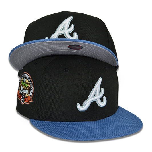 Atlanta Braves "ANDROID" Exclusive New Era 59Fifty Fitted Hat - Black/Indigo