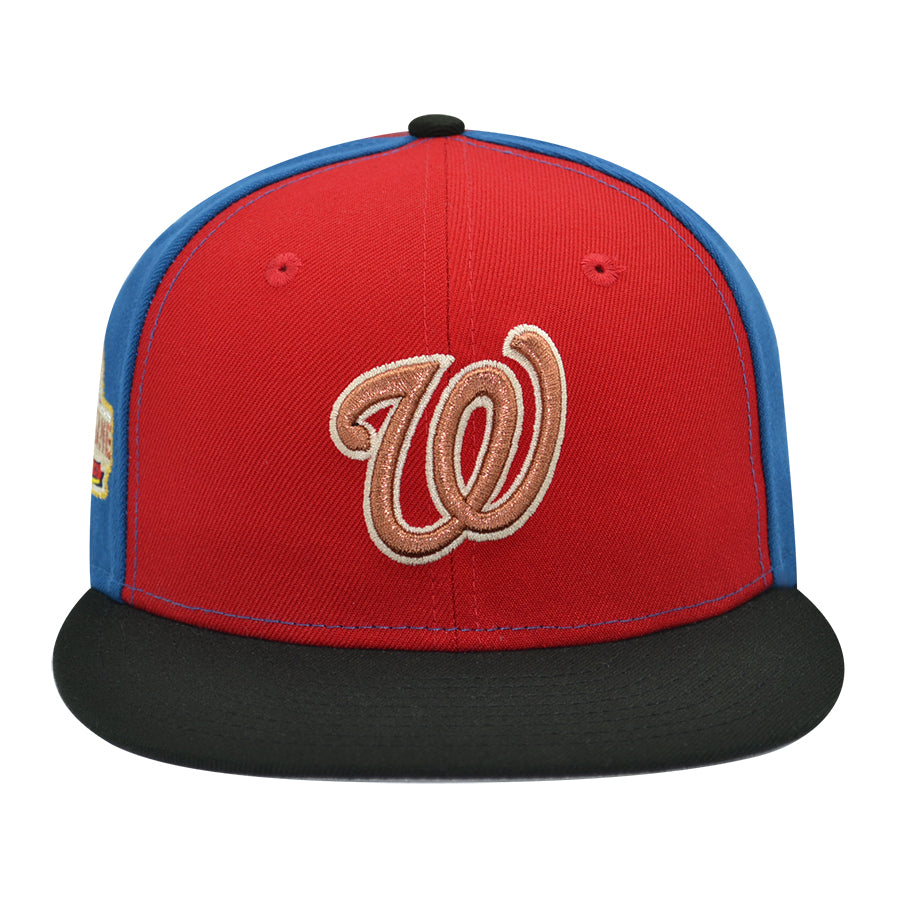 Washington Nationals "D.C. SPORTS" Exclusive New Era 59Fifty Fitted Hat - Scarlet/Seashore/H-Red/Black