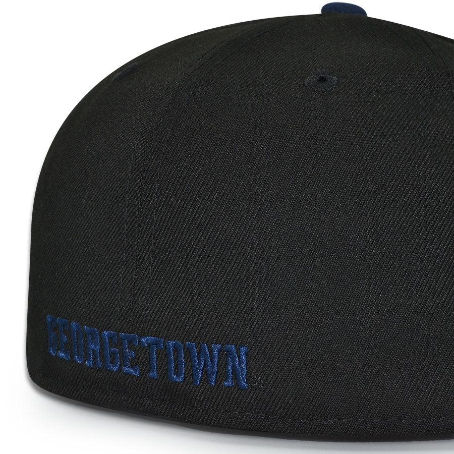 Georgetown Hoyas "HILLTOP HOYAS" Exclusive New Era 59Fifty NCAA Fitted Hat - Black