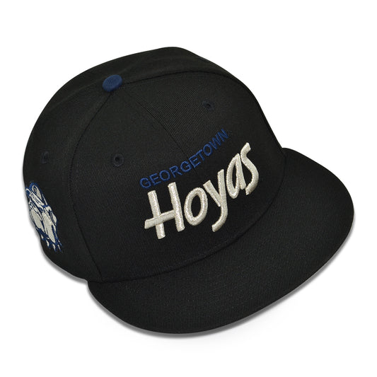 Georgetown Hoyas "HILLTOP HOYAS" Exclusive New Era 59Fifty NCAA Fitted Hat - Black
