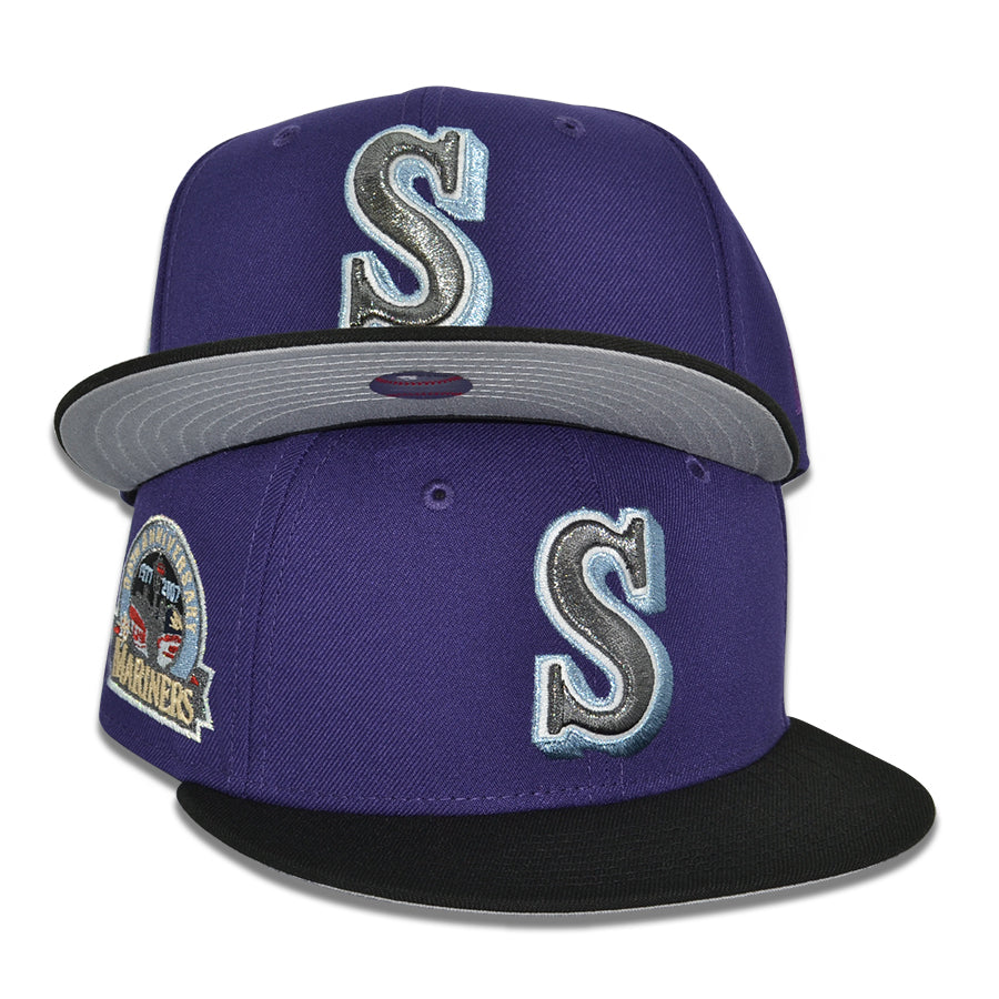 Seattle Mariners "INDRA SUSANOO" Exclusive New Era 59Fifty Fitted Hat - Purple/Black